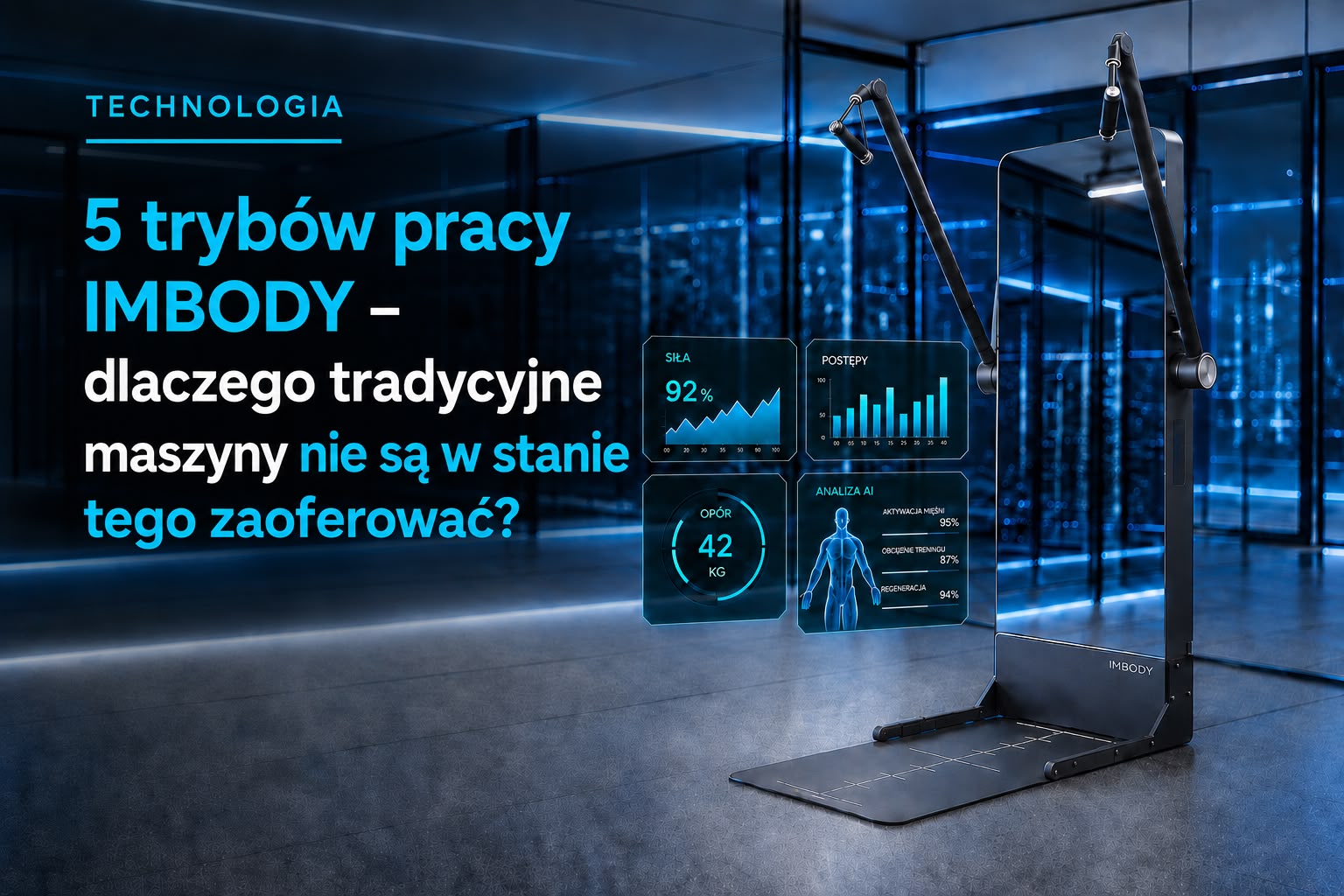 5 trybów pracy IMBODY – dlaczego tradycyjne maszyny nie są w stanie tego zaoferować?